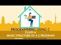 PROGRAMMING USING C CLASS-16 Basic structure of a C program