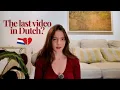 Why I’m not learning dutch anymore (after 3 years) | answering your questions.