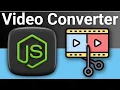 Build a Fluent-FFMPEG Converter in Node Express js Socket io With Progressbar in Browser