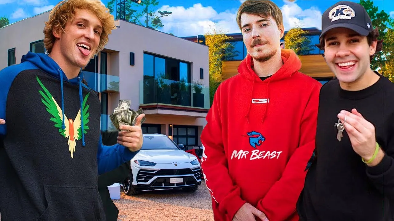 10 Richest Youtubers of 2020 (MrBeast, Logan Paul, David Dobrik &...)