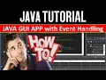 Java GUI Calculation App Java Swing Example with Event Handling