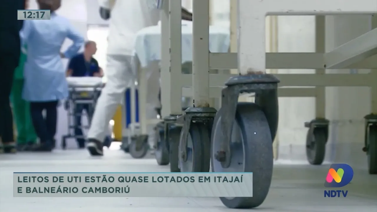 Leitos de UTI estão quase lotados em Itajaí e Balneário Camboriú