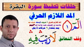 حلقات تحفيظ سورة البقرة الحلقة الأولى المد اللازم الحرفي وقف التعانق 
