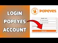 How To Login Popeyes Account Popeyes App Sign In Guide 2025
