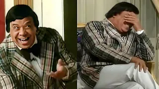 وحيد سيف مش قادر يكمل المشهد من كتر الضحك لما خرج عن النص صريخ ضحك يخربيت ده مشهد مش عايز يخلص 