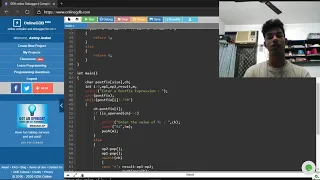postfix evaluation using stack implementation urk19cs1064