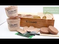 Indoor Herb Garden Starter Kit - COLMO indoor Herb Planter Seed Starter 4 Plant Pots