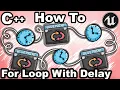 UE5 C 54 - How To For Loop With Delay Blueprint Node With C