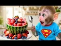 Download Lagu 🐒 Ohh! Monyet BonBon menemui Semangka gergasi dan mengimpikan lantai Lava 🍉🔥 | BonBon Malaysia