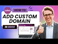 How to Add Custom Domain in Odoo Tested