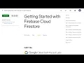 Getting Started with Firebase Cloud Firestore GSP1136