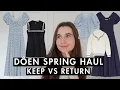 DOEN Spring Prelude Haul Keep vs Return