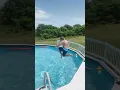 Download Lagu kids cannonball pool jumping times 3 first day in the pool 2023