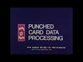PUNCHED CARD DATA PROCESSING INTRODUCTION IBM 029 COMPUTER 62454
