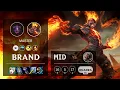 Brand Mid vs Zed - KR Master Patch 10 22