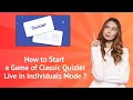 How to Start a Game of Classic Quizlet Live in Individuals Mode Step-by-Step Guide