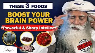 Download 🔴START EATING THIS! 3 Foods linked To Improve Your Brainpower And Intellect | Brain | Sadhguru MP3