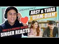 Download Lagu Arsy Widianto, Tiara Andini - Diam - Diam (Official Music Video) | SINGER REACTION