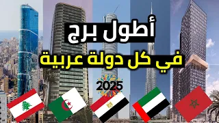 شاهد   أكبر برج في كل دولة عربية   ماهو أكبر برج في بلدك     دندنها