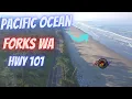 Pacific Ocean Coast - US HWY 101 Forks Washington
