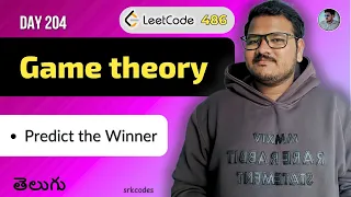 Leetcode 486 Predict the Winner in Telugu Recursion DP Tabulation Python DSA srkcodes