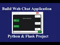 Build Web Chat Application with Python Flask Python Flask Project