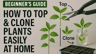 Beginner Guide How To Top Clone Cannabis Plants Easy