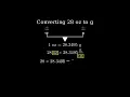 Convert 28 oz to g twenty-eight ounces to grams