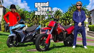 ГРИША ПЕРЕКУП И ВИТЯ ОПЕР ГОНКИ НА МОТОЦИКЛАХ - ЖИЗНЬ ПЕРЕКУПА В GTA 5