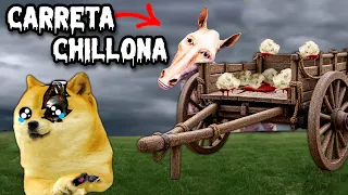 SI LA ESCUCHAS HUYE, La Carreta de la MUERTE esta FUERA DE TU CASA - Hilos con cheems