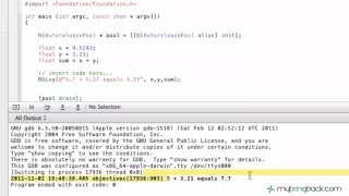 Learn Objective C Tutorial 1 5 Basic Variables pt2