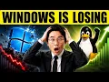 Windows Just Hit an All-Time Low Linux Just Hit an All-Time High Same Week