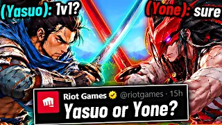 YASUO vs YONE... Who is STRONGER?