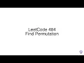 LeetCode 484 Find Permutation