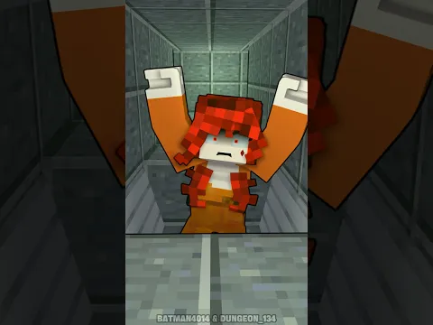 Prison Adventure 2 👩‍🦰⛓️👮  #batman4014 #minecraftanimation #minecraft