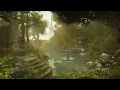 Waterfall Sounds - Garden Pond, Bird Life | 2 hours
