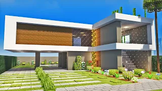 Minecraft: Como construir uma mansão moderna | MANYACRAFT