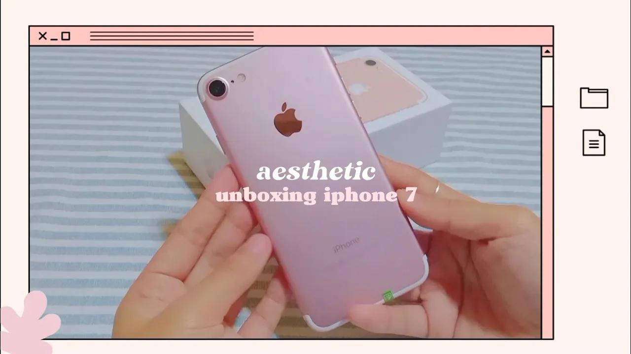 Unboxing iPhone 7 Rose Gold 32gb Indonesia, hapenya cewek banget !! !!