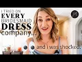 I tried on EVERY POPULAR BRIDESMAID DRESS Company Revelry Azazie Birdy Grey MORE Try On