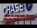 How to Deposit Chase Checks Using a Scanner