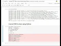 Convert PDF file to docx file using Python
