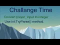 12 Convert string to integer - int TryParse