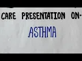 Care Presentation On Asthma Asthma Care Presentation