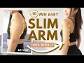 10min Easy Slim Arm Workout Burn Flabby ARMS FAT All Seated No Equipment 100 Worked