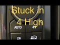 Quick fix 2019 Silverado stuck in 4H