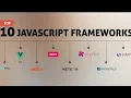 Top 10 JavaScript Framework 2020 Latest Technology JavaScript