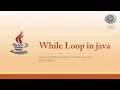 13 1 - While Loop in Java Urdu Hindi 2019