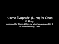 "L'âme Évaporée" (L. 79) for Oboe & Harp