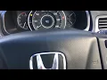 Honda Cr-v 2012 - 2017 Tyre pressure light reset