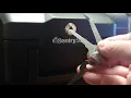 Sentry safe - easily defeated Covert no key no impacts easy jiggler